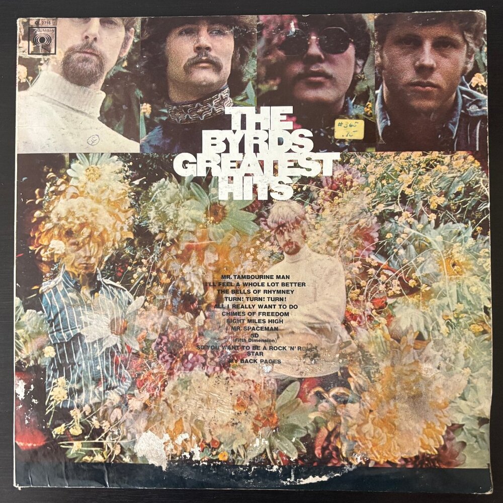 Vintage The Byrds Greatest Hits LP Columbia 1973 Vinyl LP